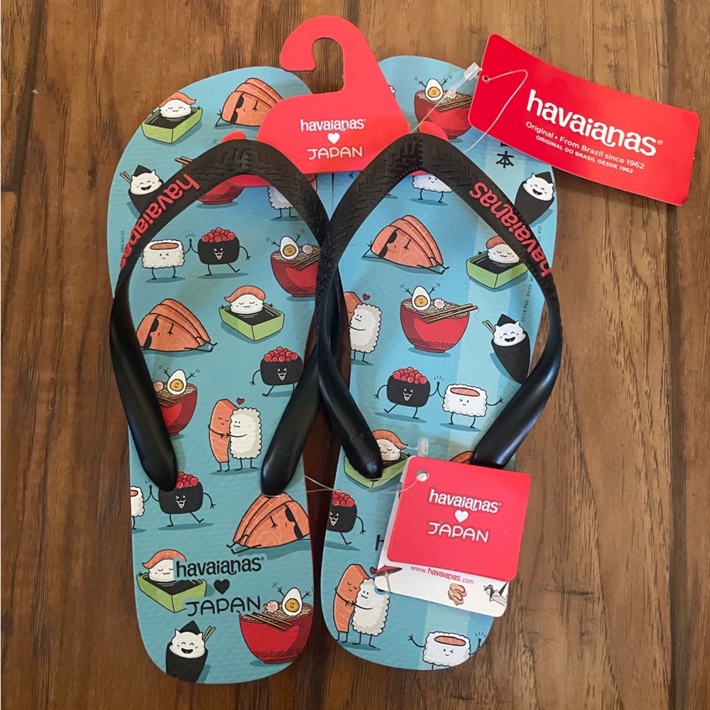 Sushi Flip Flops NEVER WORN